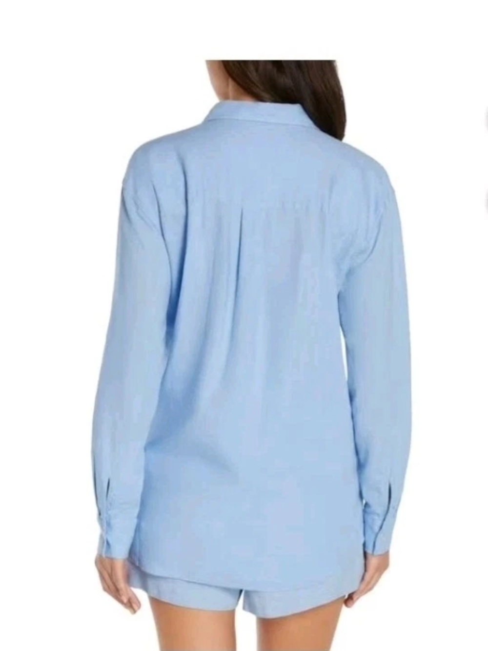 Gap Women's Linen Button-Down Top M SIZE - A03 - Picture 2 of 5